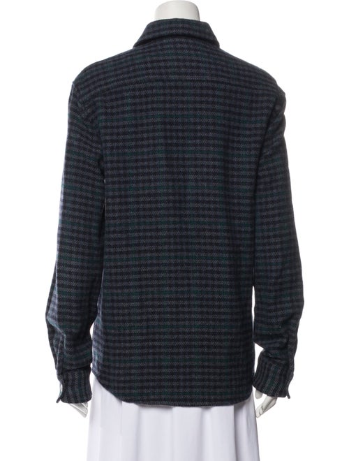 A.P.C. Wool Plaid Print Jacket
