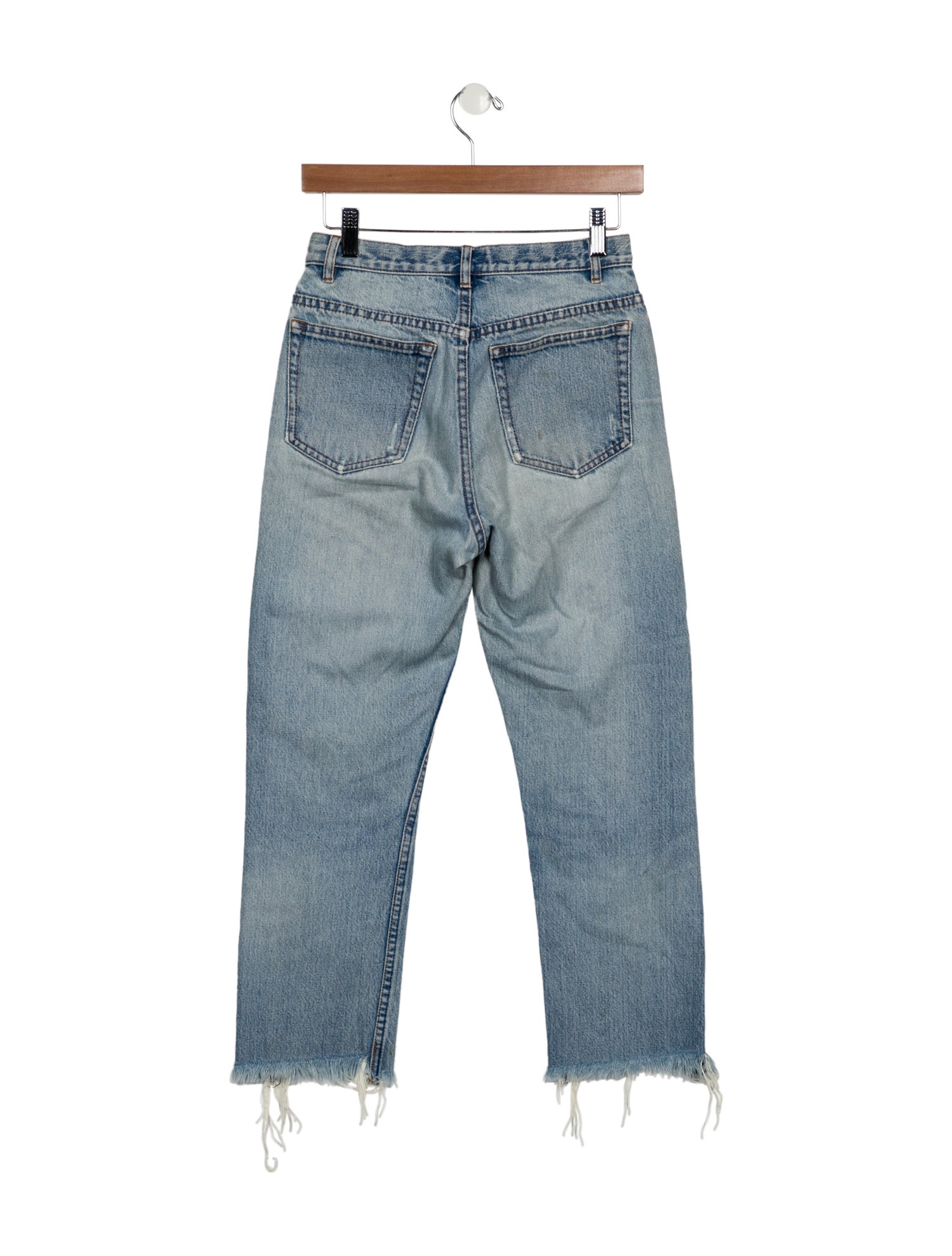 A.P.C. High-Rise Straight Leg Jeans