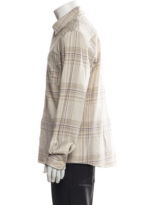 A.P.C. Plaid Print Long Sleeve Dress Shirt