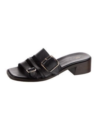 A.P.C. Leather Slides