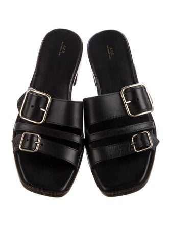 A.P.C. Leather Slides