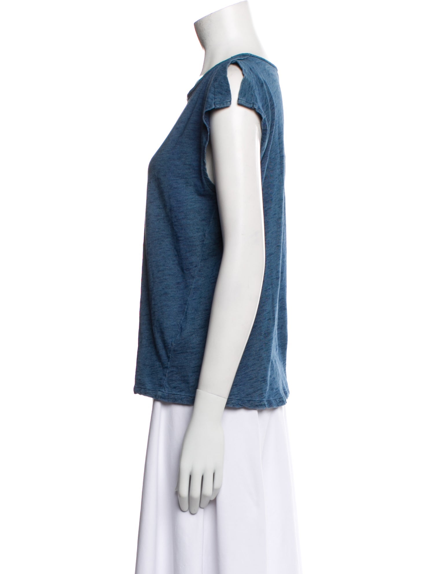 A.P.C. Bateau Neckline Short Sleeve Top