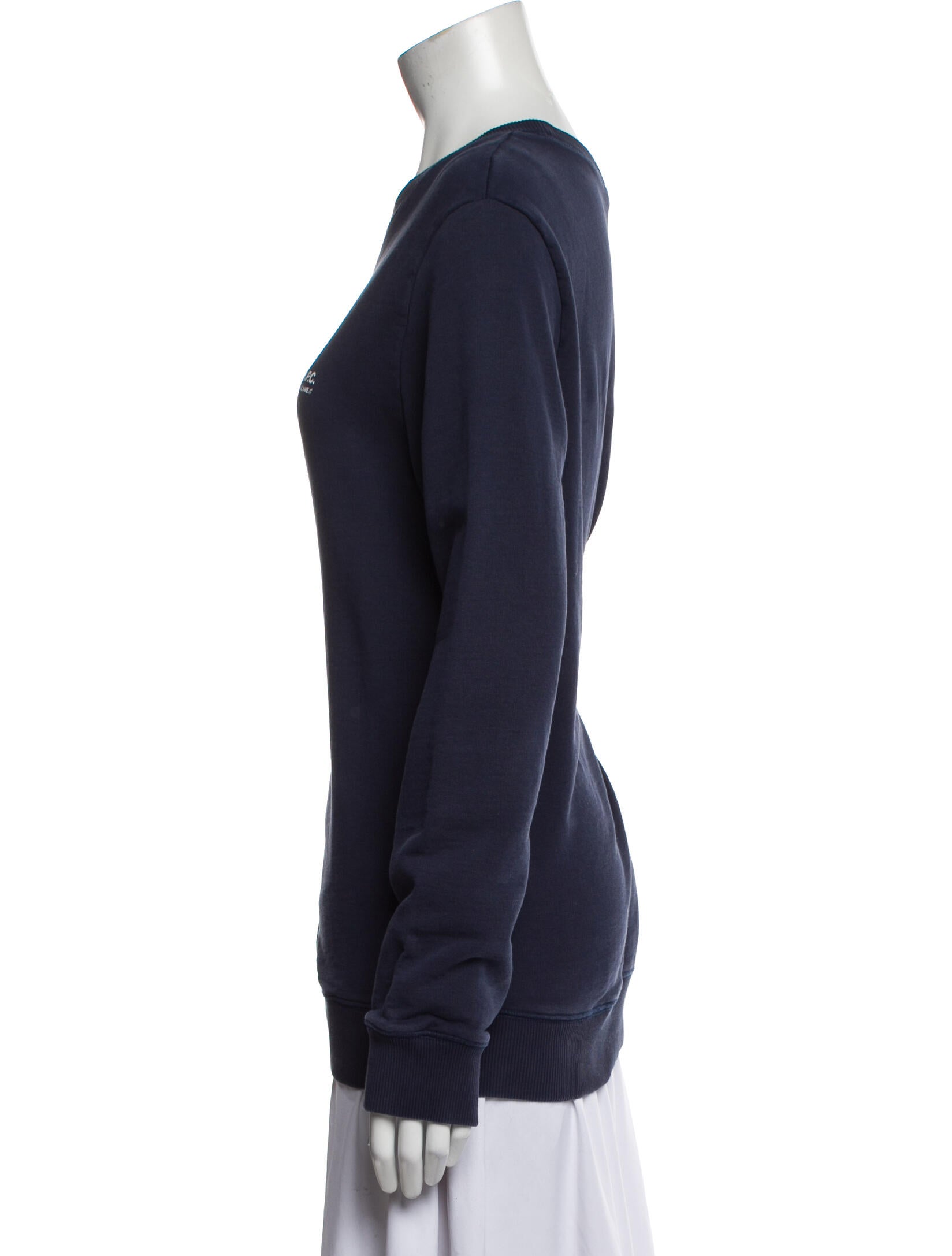 A.P.C. Graphic Print Crew Neck Sweatshirt