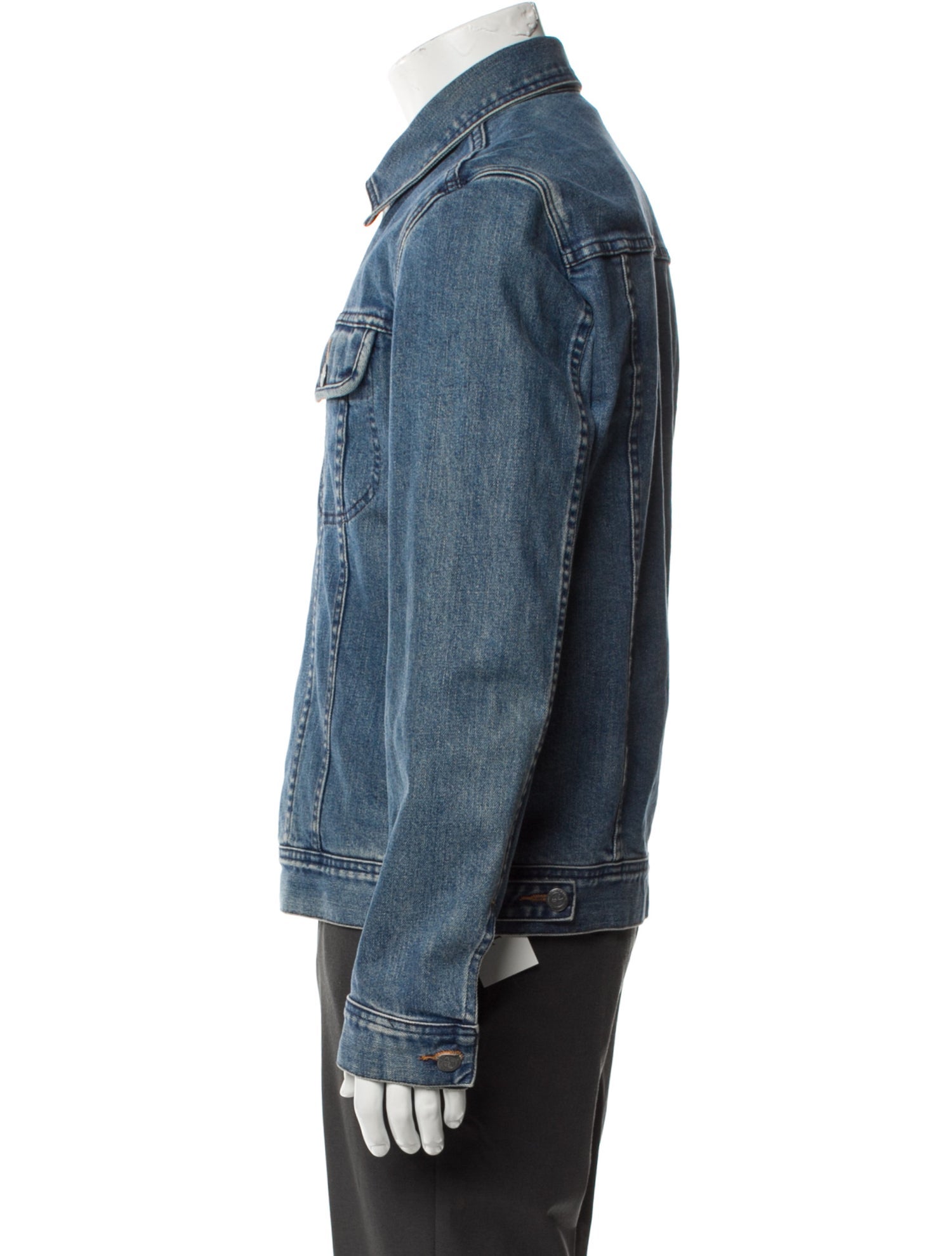 A.P.C. Plaid Print Trucker Jacket
