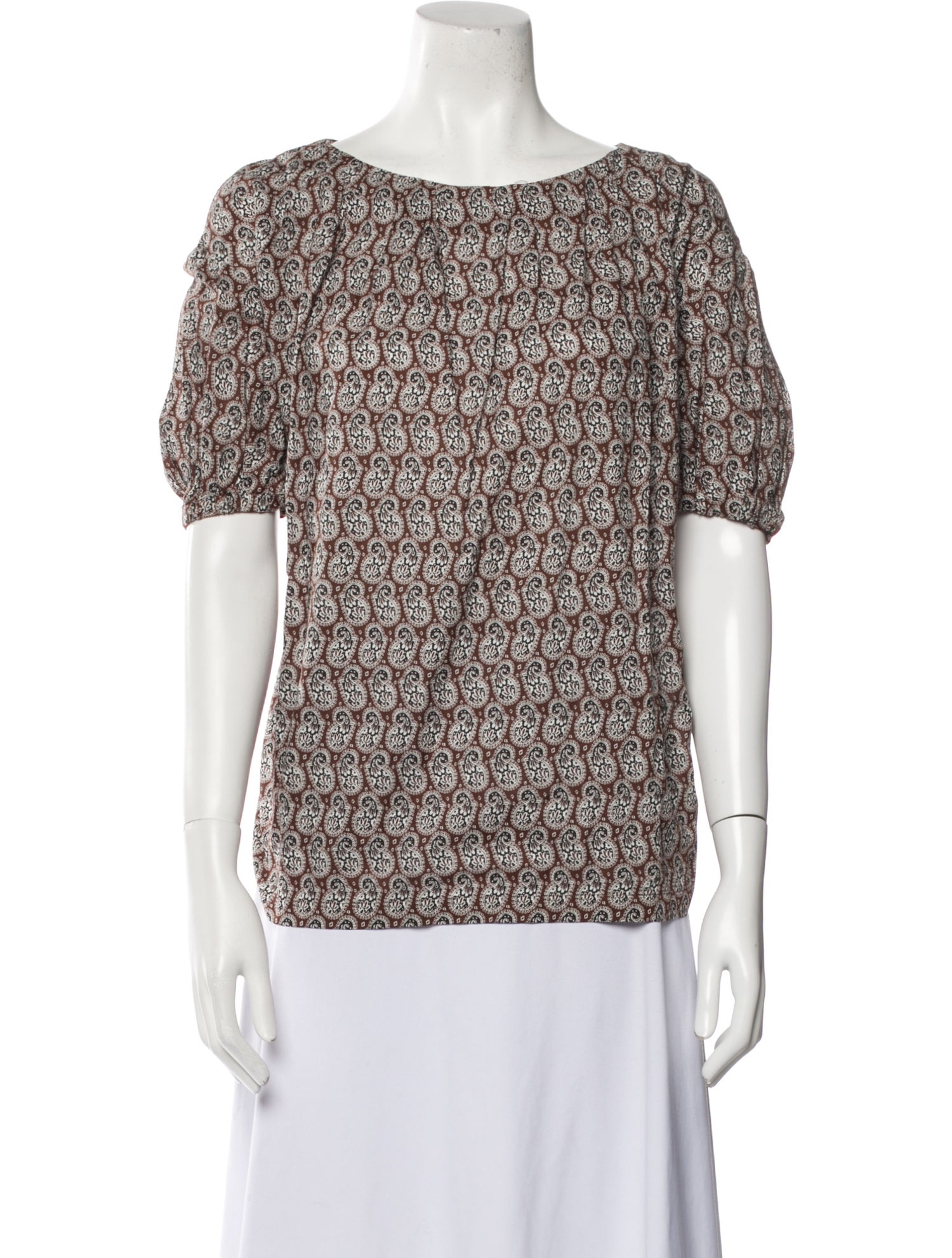 A.P.C. Printed Bateau Neckline T-Shirt