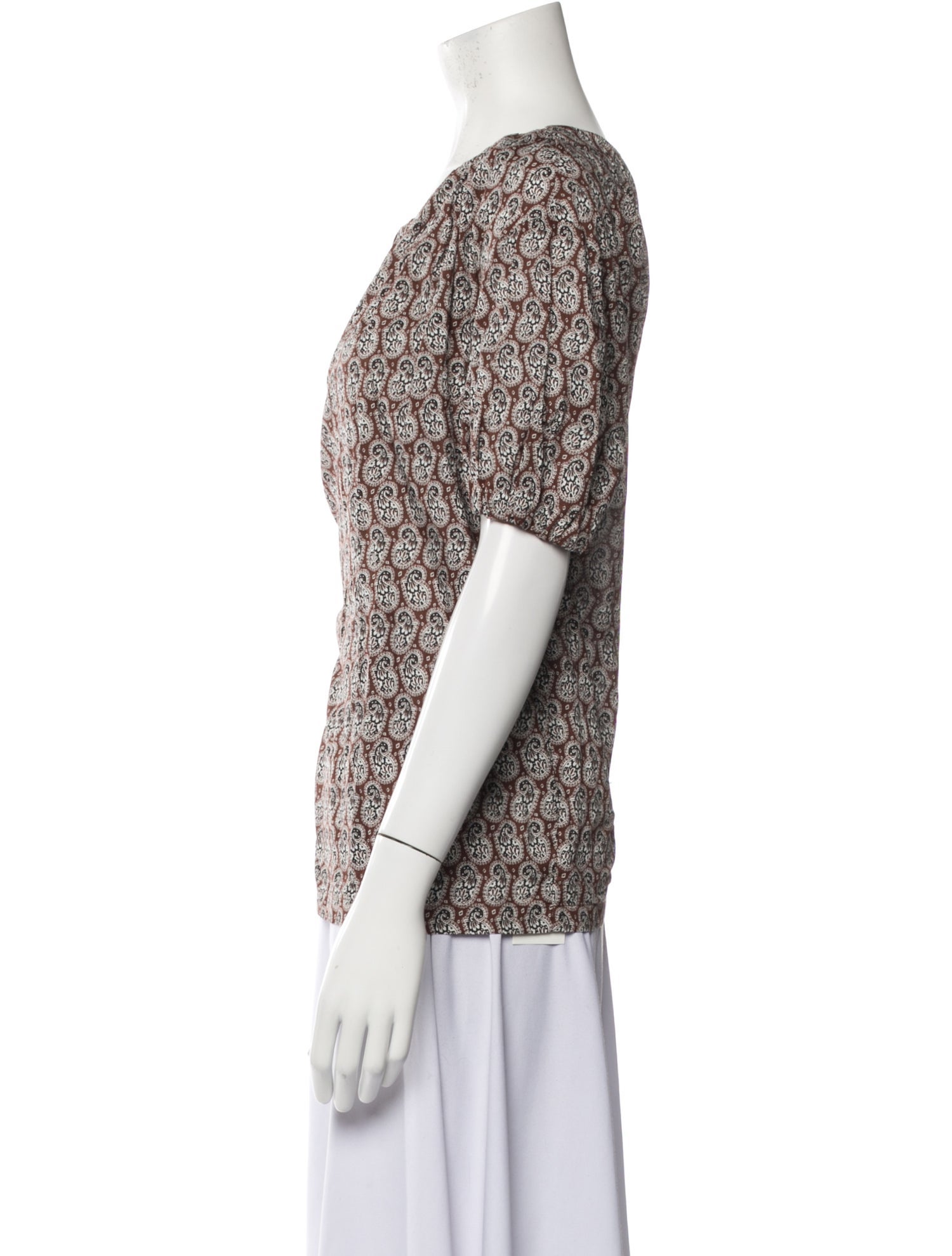 A.P.C. Printed Bateau Neckline T-Shirt