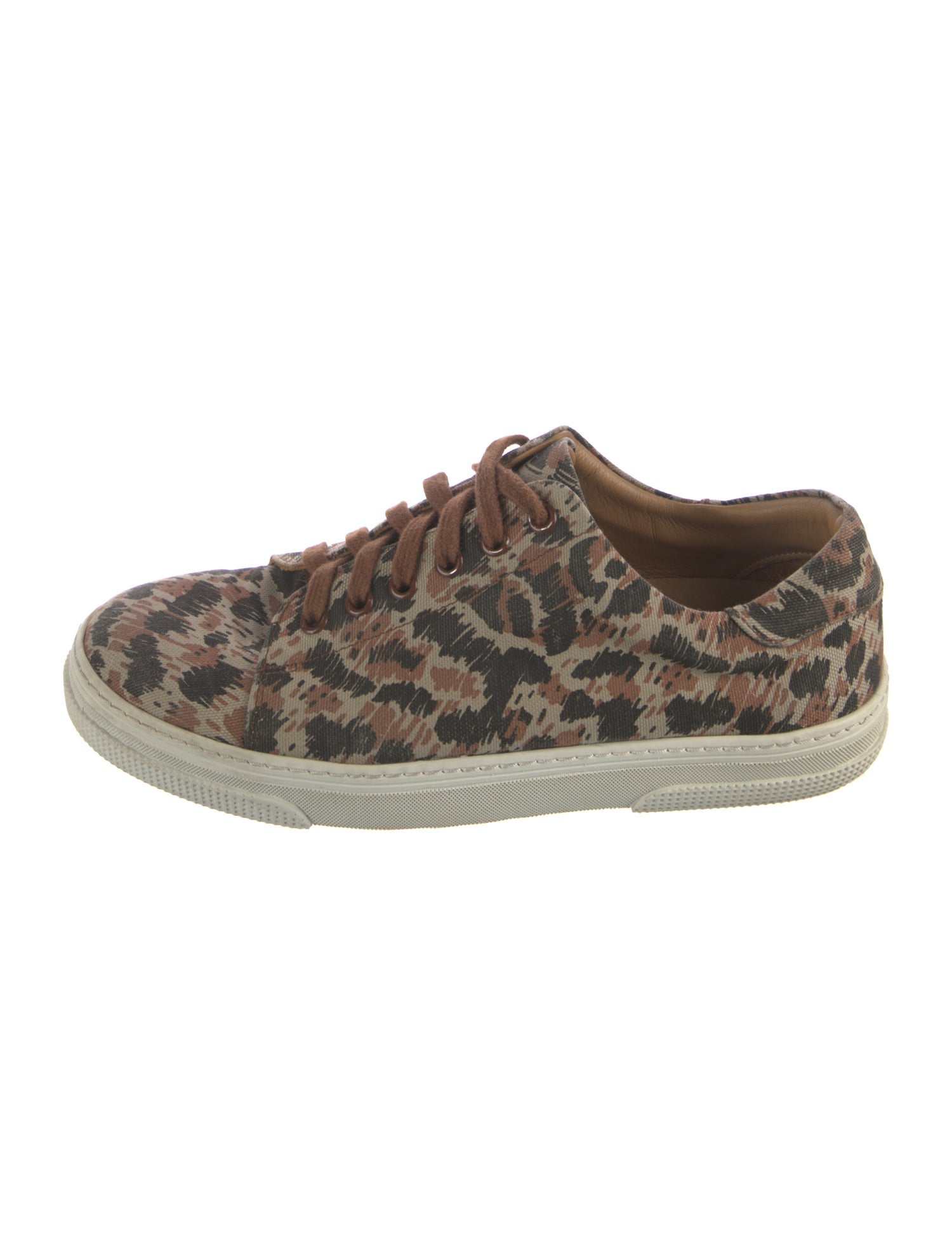 A.P.C. Canvas Animal Print Sneakers