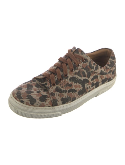 A.P.C. Canvas Animal Print Sneakers