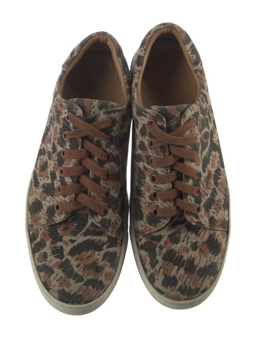 A.P.C. Canvas Animal Print Sneakers