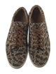 A.P.C. Canvas Animal Print Sneakers