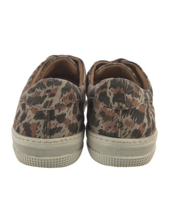 A.P.C. Canvas Animal Print Sneakers