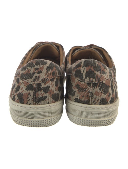 A.P.C. Canvas Animal Print Sneakers