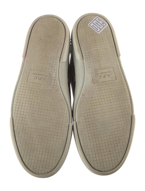 A.P.C. Canvas Animal Print Sneakers