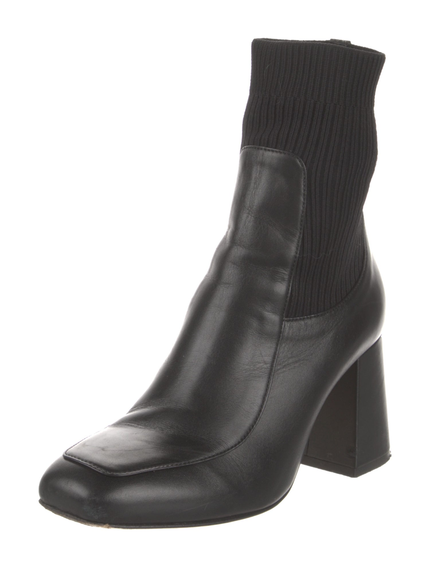 A.P.C. Leather Sock Boots