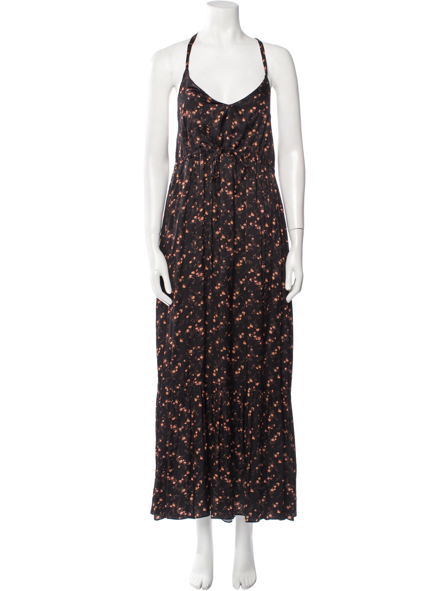 A.P.C. Floral Print Long Dress
