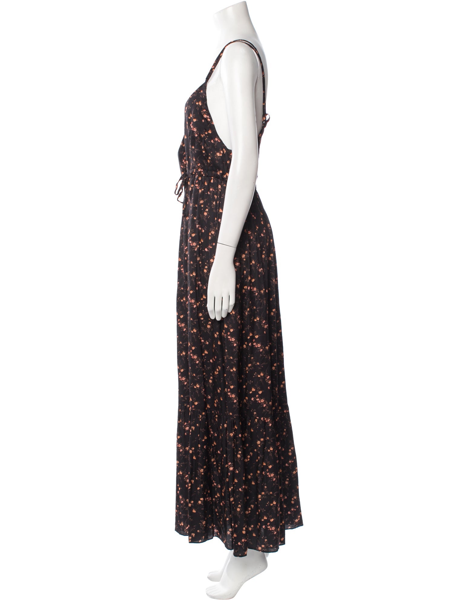 A.P.C. Floral Print Long Dress