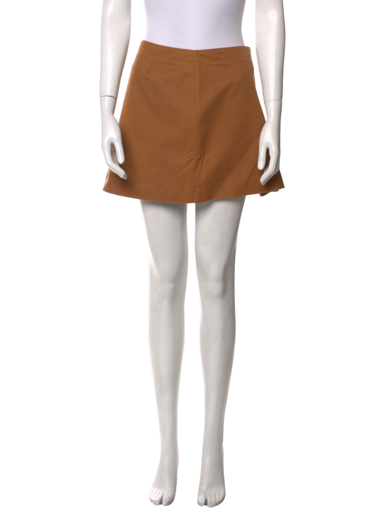 A.P.C. Pleated Accents Mini Skirt