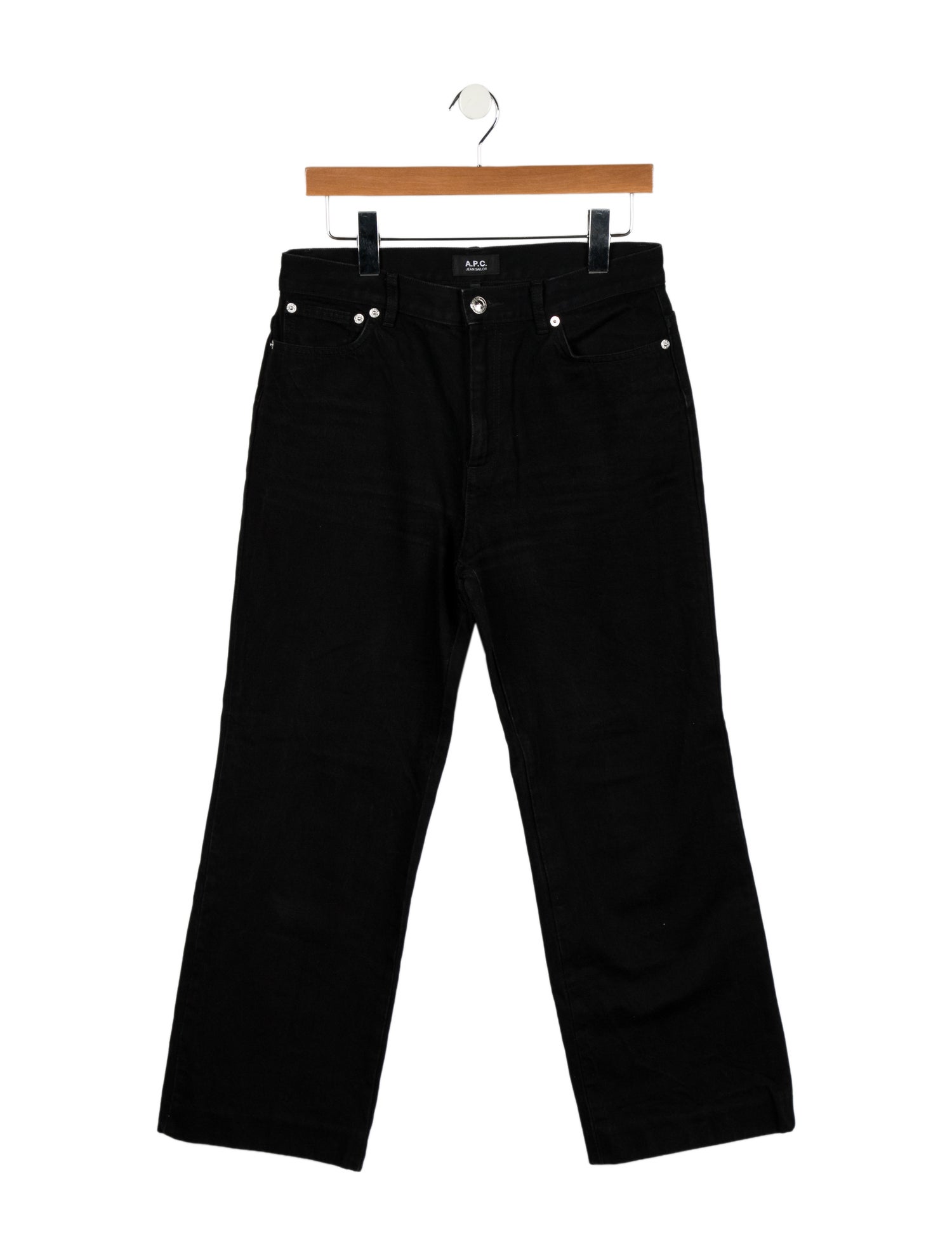 A.P.C. Mid-Rise Wide Leg Jeans