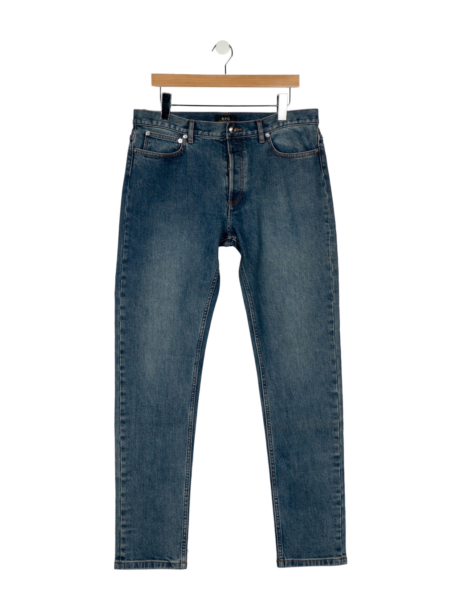 A.P.C. Mid-Rise Straight Leg Jeans