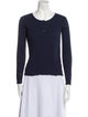 A.P.C. Scoop Neck Long Sleeve Top