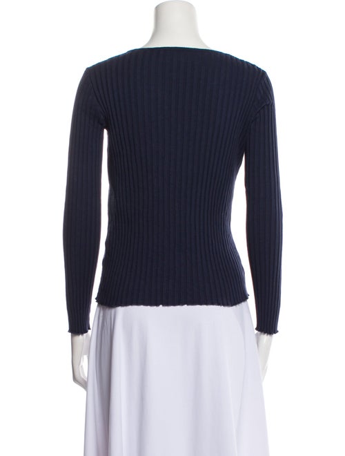 A.P.C. Scoop Neck Long Sleeve Top