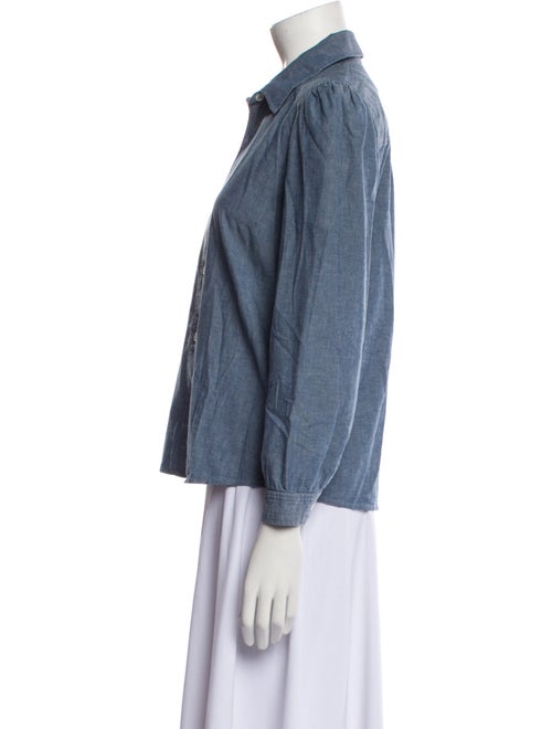 A.P.C. Long Sleeve Button-Up Top