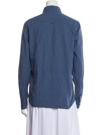 A.P.C. Long Sleeve Button-Up Top