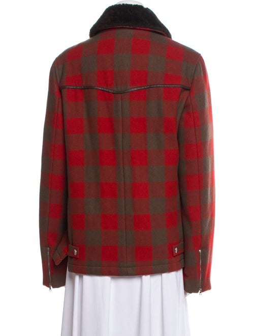 A.P.C. Wool Plaid Print Jacket