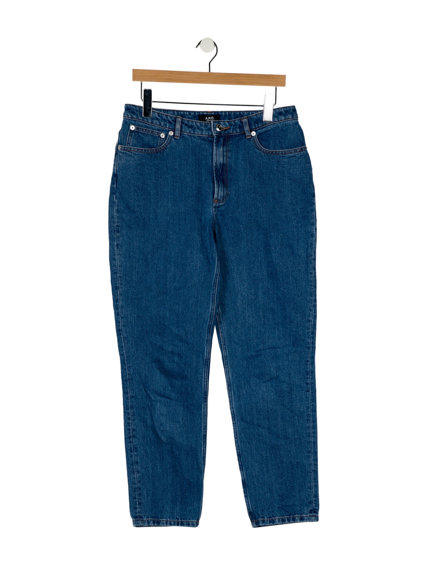 A.P.C. Mid-Rise Straight Leg Jeans