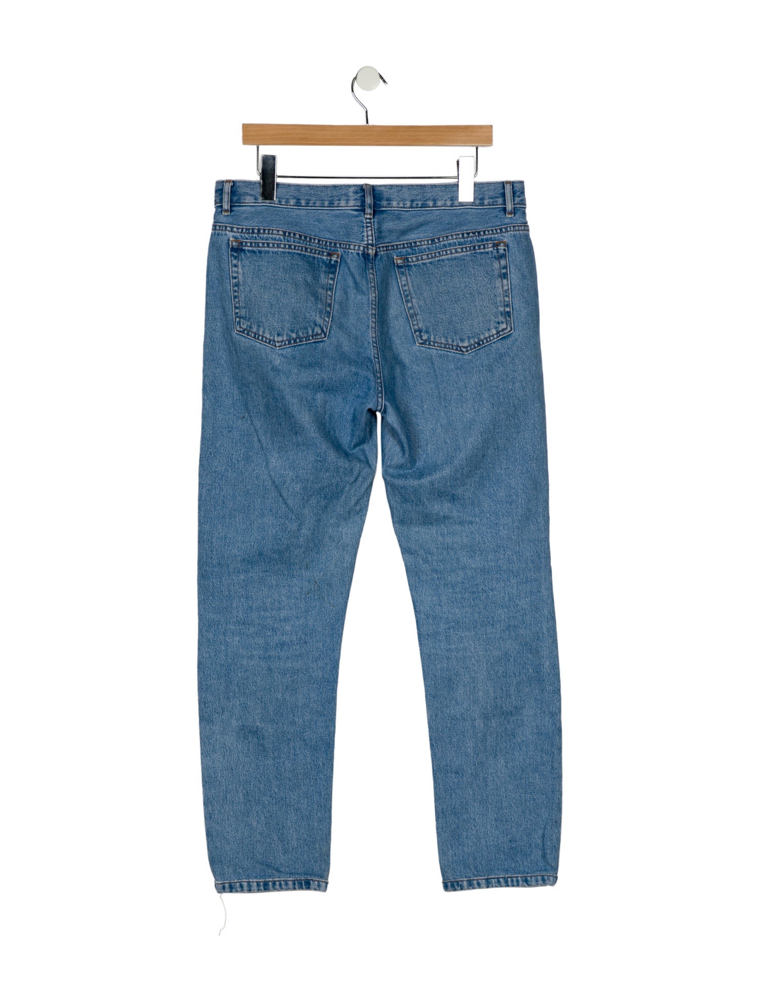 A.P.C. High-Rise Straight Leg Jeans