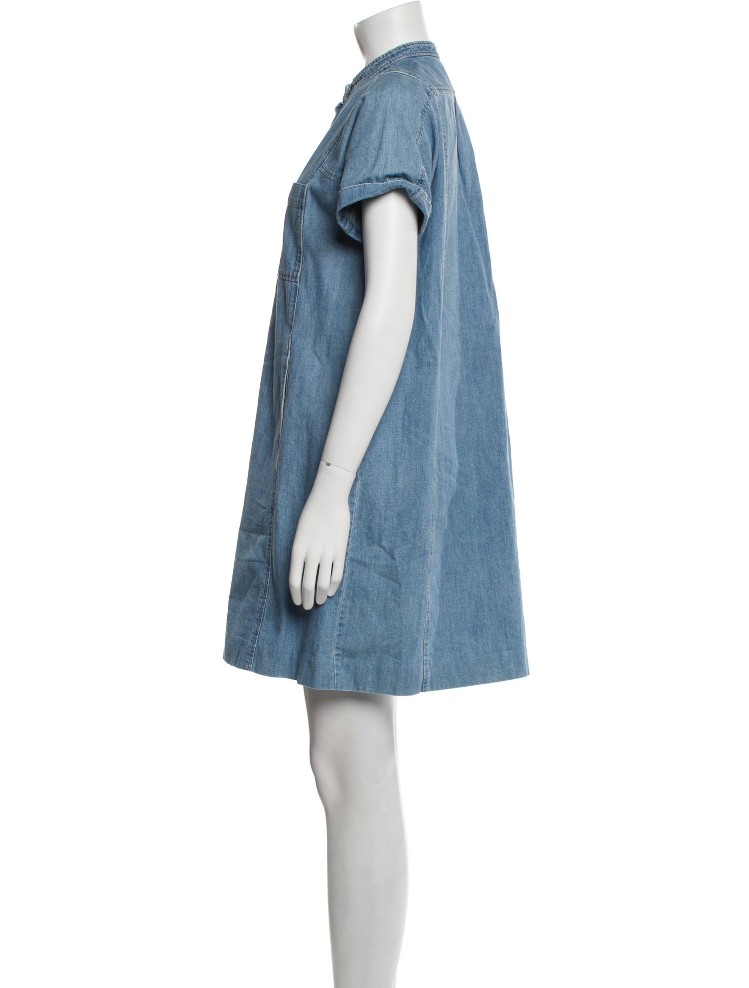 A.P.C. Mock Neck Mini Dress