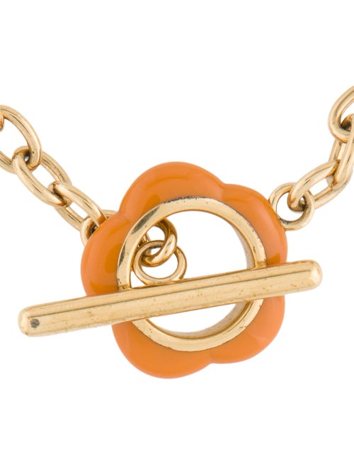 A.P.C. Resin Collier Rose Chain Necklace