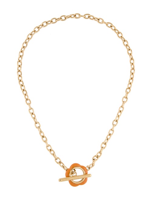 A.P.C. Resin Collier Rose Chain Necklace