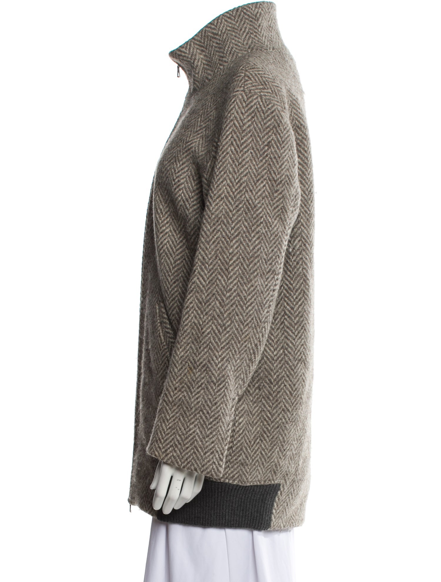 A.P.C. Virgin Wool Striped Coat