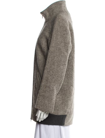 A.P.C. Virgin Wool Striped Coat