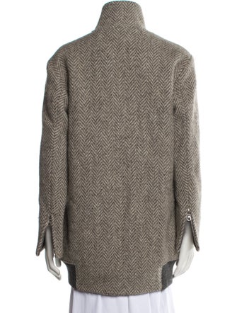 A.P.C. Virgin Wool Striped Coat