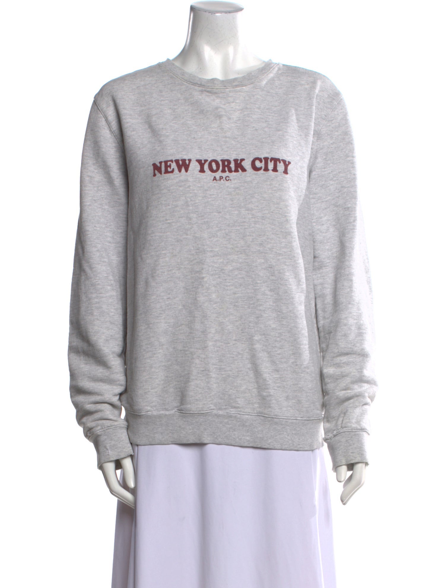 A.P.C. Graphic Print Crew Neck Sweatshirt