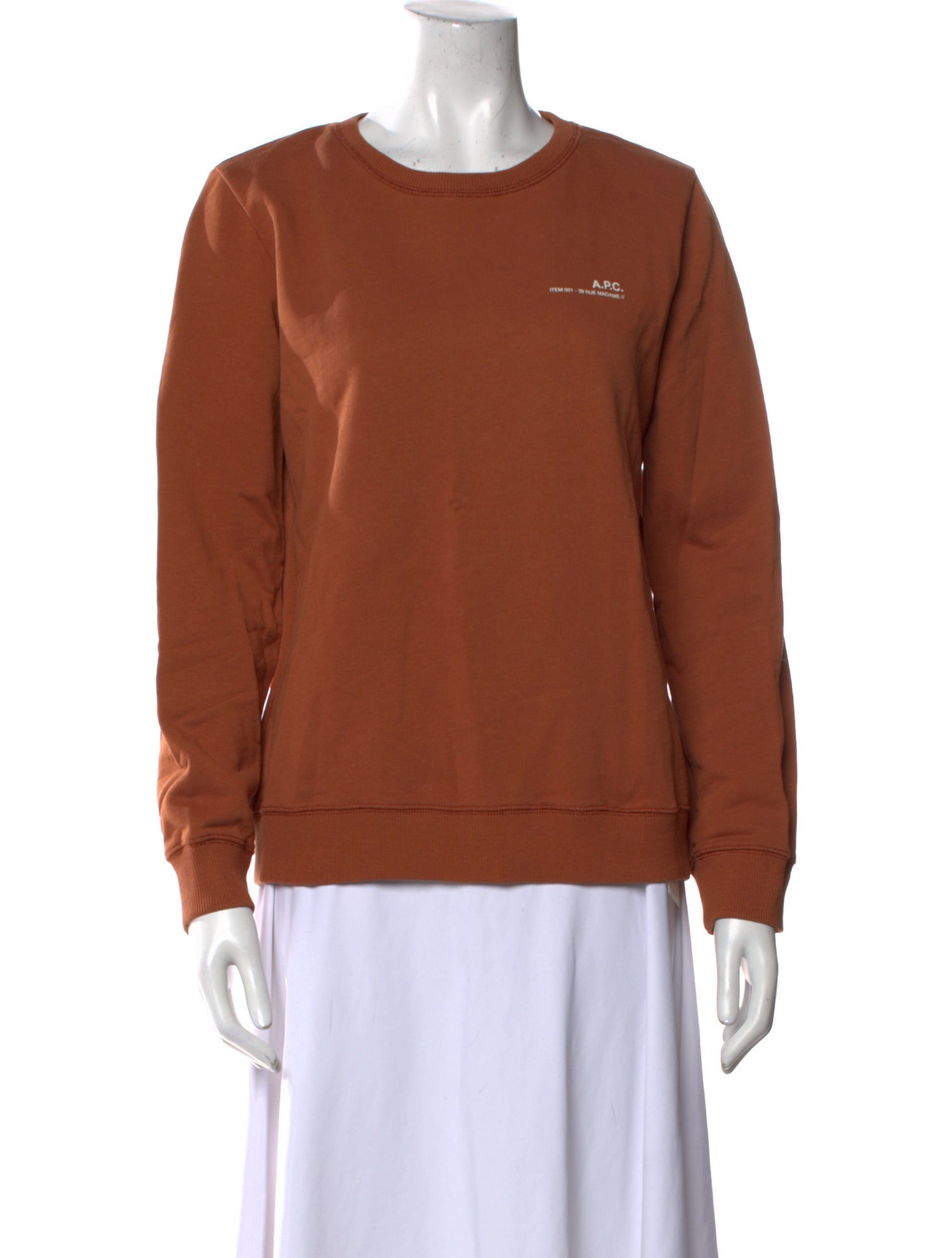 A.P.C. Crew Neck Long Sleeve Sweatshirt