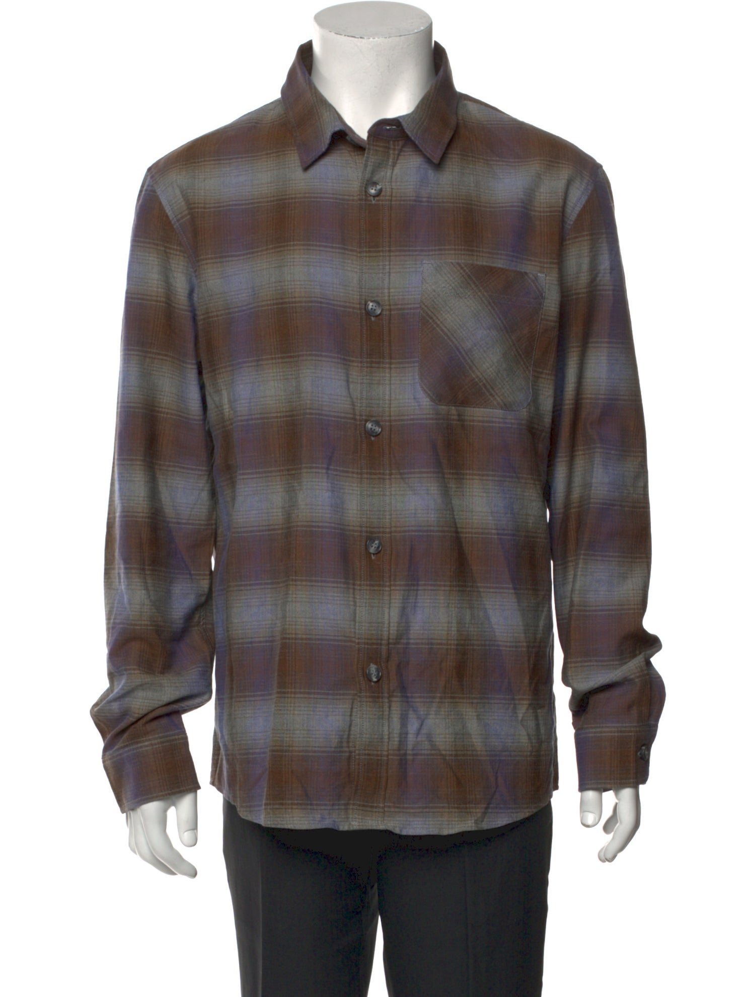 A.P.C. Striped Long Sleeve Shirt