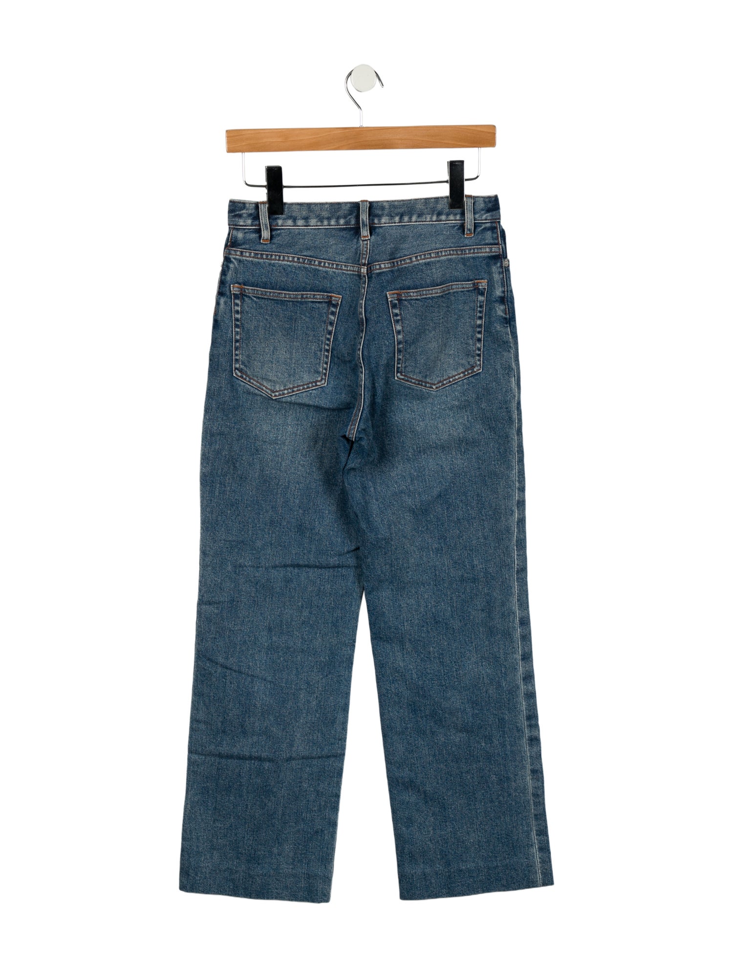 A.P.C. Mid-Rise Wide Leg Jeans