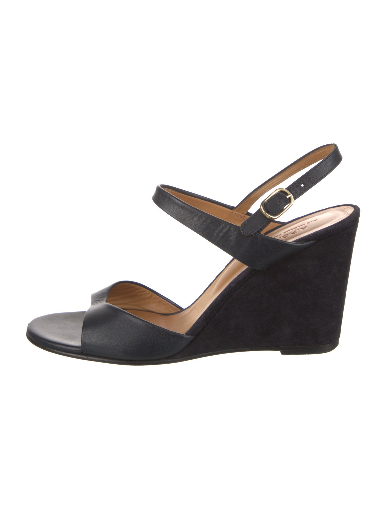 A.P.C. Leather Slingback Sandals