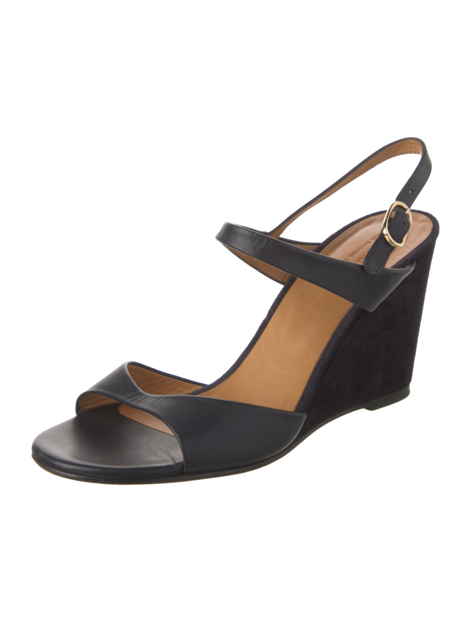 A.P.C. Leather Slingback Sandals