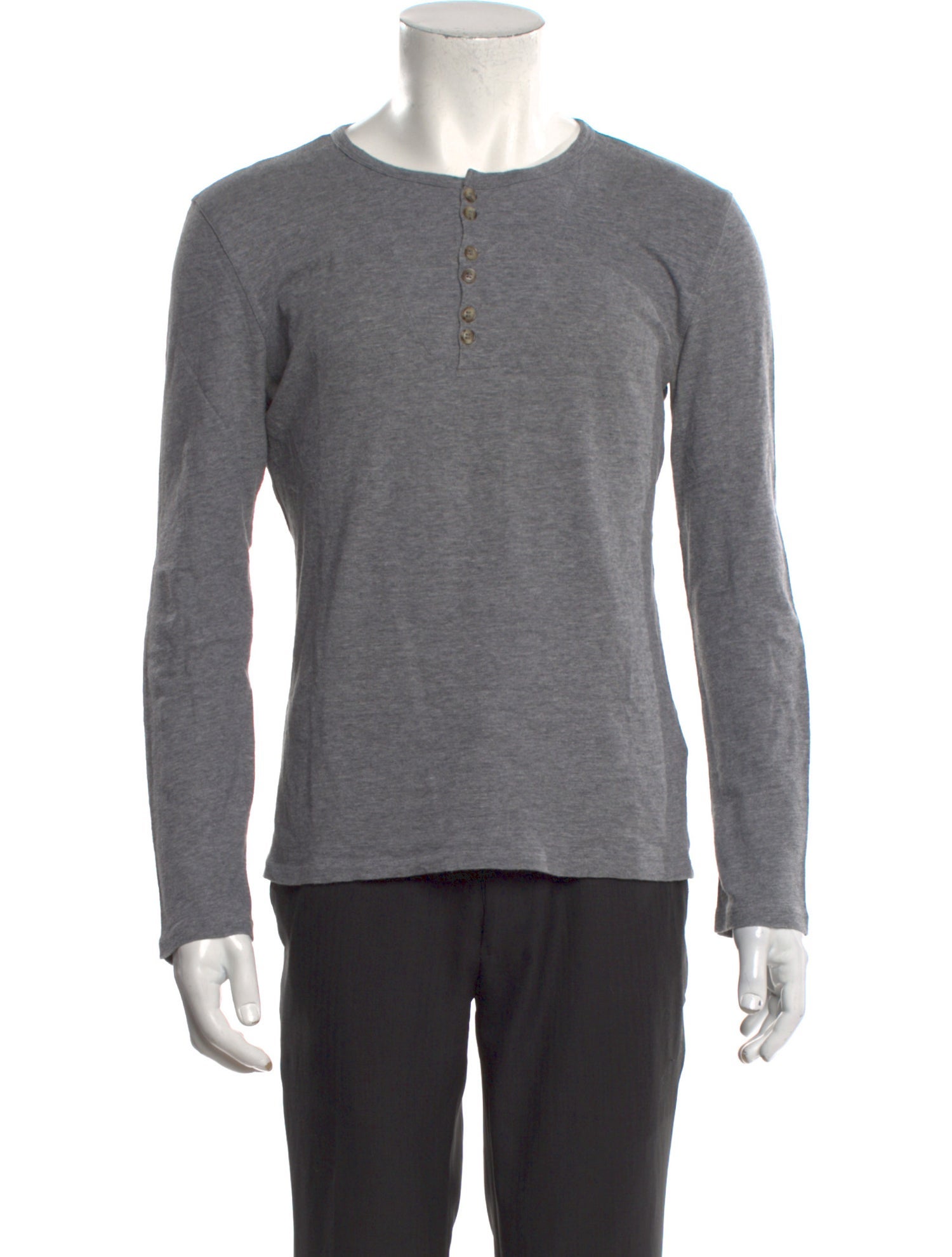 A.P.C. Crew Neck Long Sleeve Henley