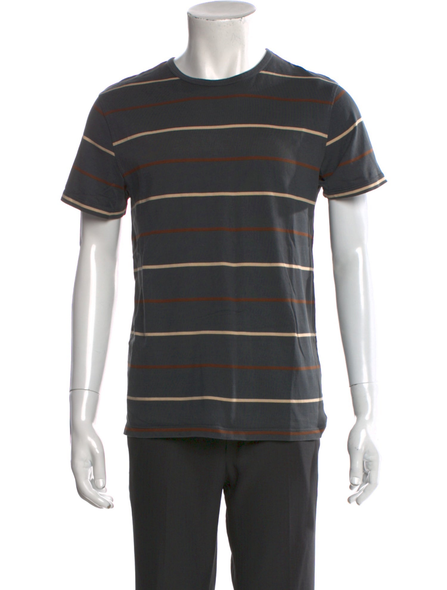 A.P.C. Striped Crew Neck T-Shirt