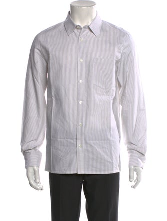 A.P.C. Striped Long Sleeve Dress Shirt