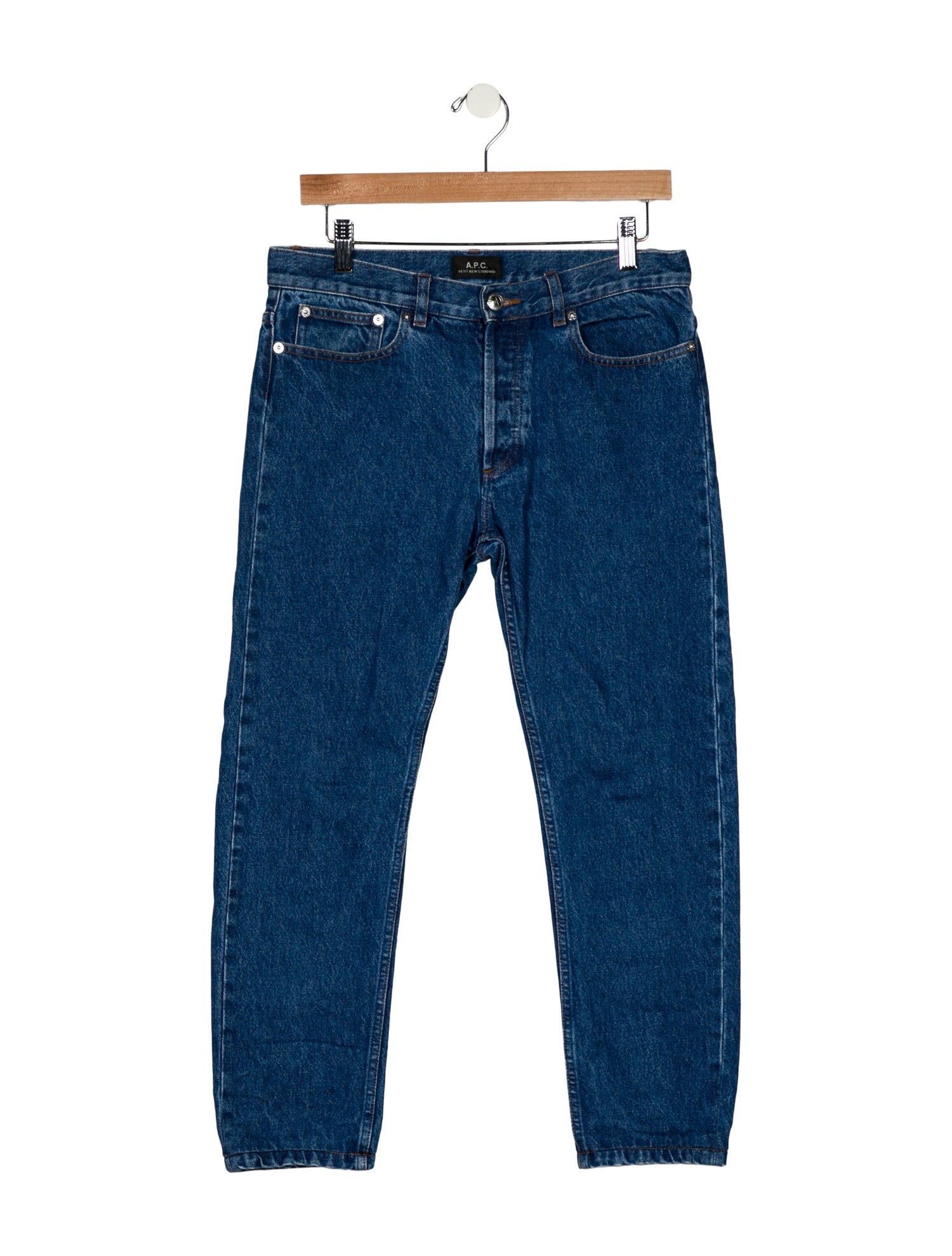 A.P.C. Mid-Rise Straight Leg Jeans