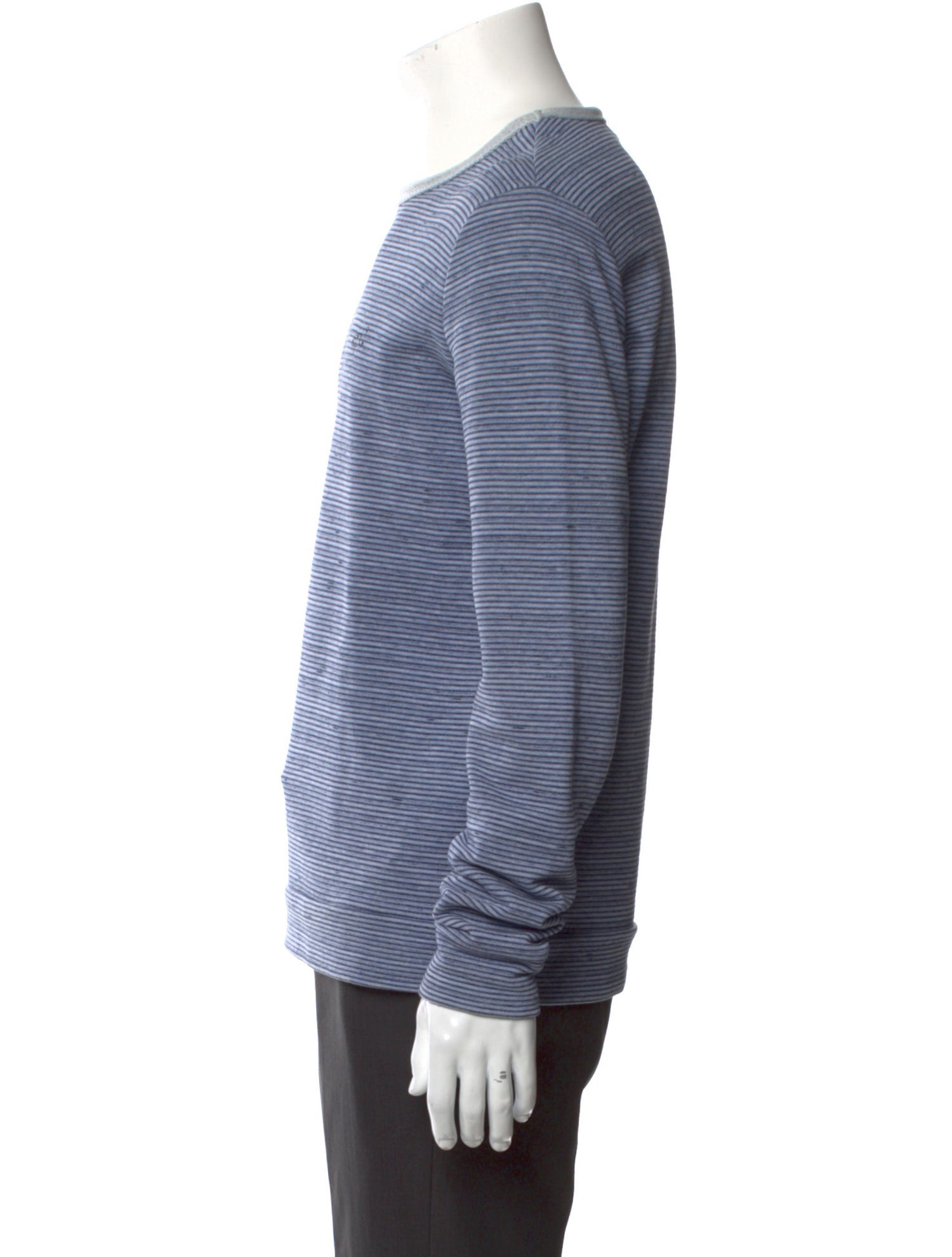A.P.C. Striped Scoop Neck Sweatshirt