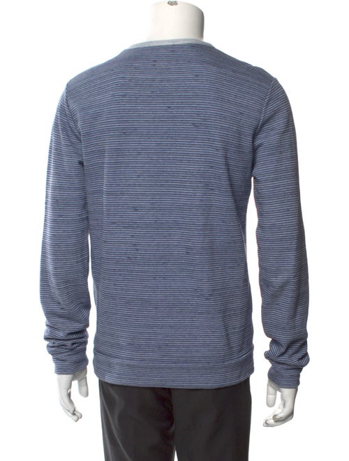 A.P.C. Striped Scoop Neck Sweatshirt