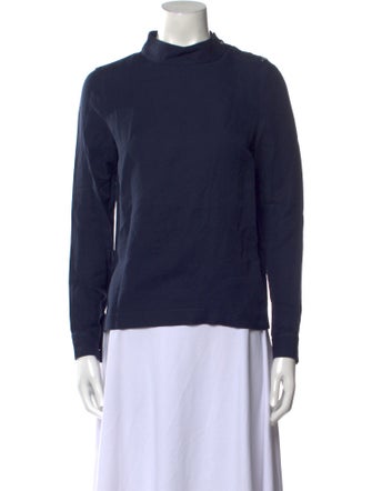 A.P.C. Linen Mock Neck Sweatshirt