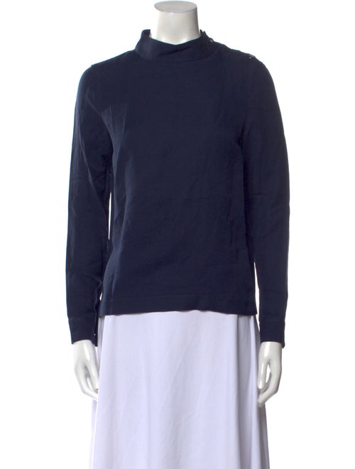 A.P.C. Linen Mock Neck Sweatshirt